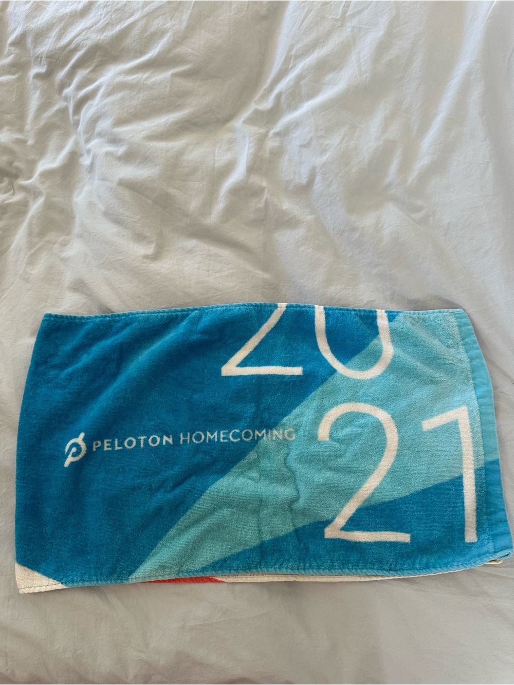 Peloton Blue Performance Towel